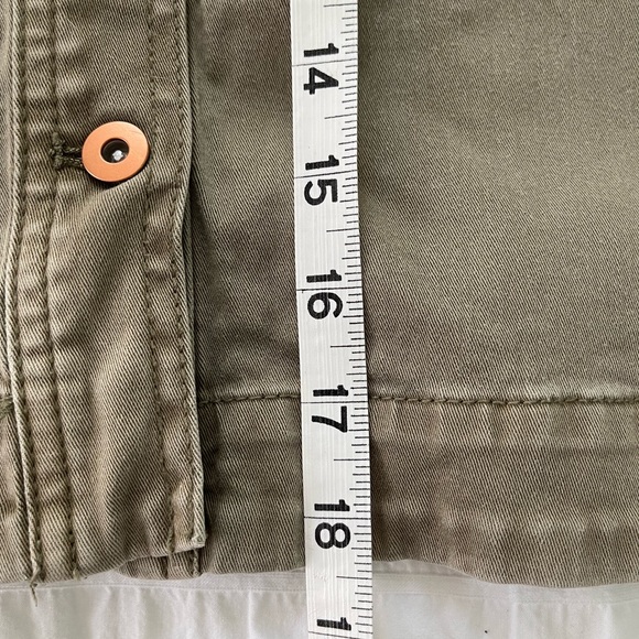 Pilcro Chino Button-Front Skirt - Picture 6 of 10